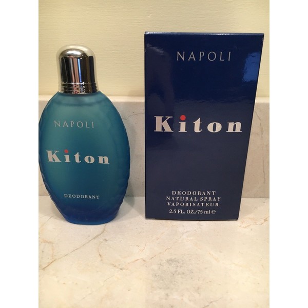Kiton-Napoli for Men Natural Deodorant Natural Spray 2.5 fl oz New In Box