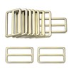 M METERXITY 10-Pack Tri Glide Metal Buckles, 1-1/2 Inch Zinc