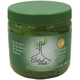 Gel fijador de cabello a base de Romero y SÃƒ¡bila Ãƒ rbol VerdeÃ‚® para combatir la caÃƒ­da del cabello.