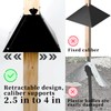 Metal Squirrel Baffle for 4x4 Post, 18 Inch Baffle for