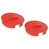 Pyrex 564-RRD-PC 8-Cup Red Measuring Cup Lid (2-Pack) Made in