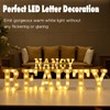 DyingSwan Led Light Up Letters, 26 Alphabet Marquee Letter Lights,
