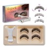 Kit De Pestaras Magneticas Reutilizables Con Aplicador 2pars
