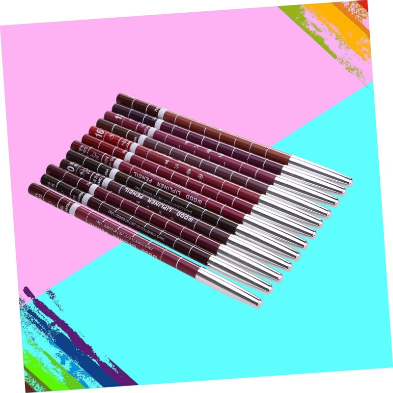 Beavorty 36 Pcs Lip Liner Pencils Set Pipliner Pencil Waterproof
