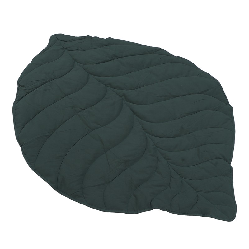 Leaf Shaped Rug Multipurpose Soft Comfortable Special Shaped Baby Crawling