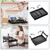 Bed Tray Table with Handles Folding Legs Bamboo Breakfast Tray