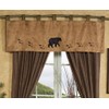 Black Forest Décor Wildlife Tracks Bear Valance