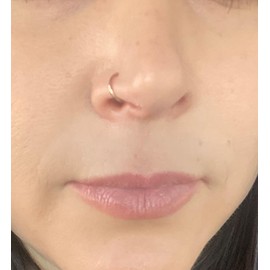 MODRSA Fake Nose Ring Fake Nose Rings Fake Septum Faux Nose Rings for Women Men Clip On Nose Ring Non Piercing Nose Ring Fake Nose Ring Hoop Fake Septum Ring Fake Nose Stud Fake Septum Piercing