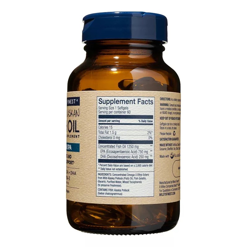 Fer & Greco Wileys Finest Wild Alaskan Fish Oil Peak