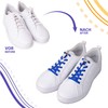 Sulpo Flat No Tie Shoelaces, Elastic Shoelaces with Metal Aglets,