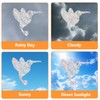Pack of 48 Prism Window Stickers for Bird Strikes, Suncatcher