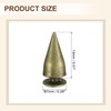 uxcell 50 Sets Spikes and Studs, 7 x 13mm Cone