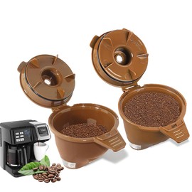 2-Pack Single Serve Ground coffee Brew Basket for Hamiltion FlexBrew Coffee Maker Models 49974 49975 49976 49979 49957 49954 49947 49940 49950 49966 49968 Filter Accessories