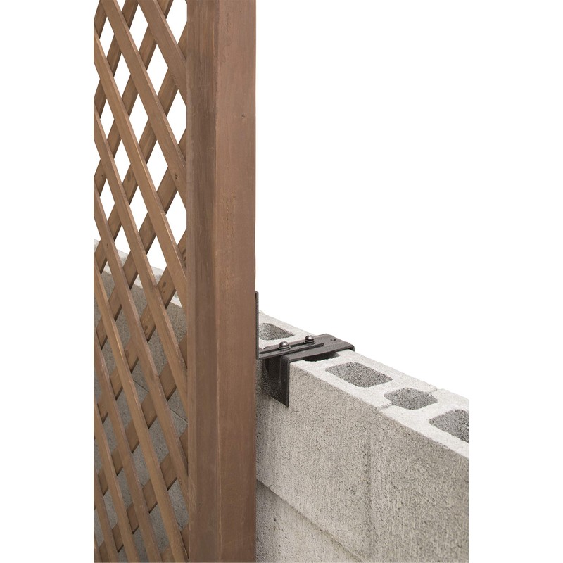 Takasho Lattice Post 2x4 Material Fixing Bracket for 3.9 inches