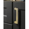 JIASENBAO 5 Pack Gold Cabinet Pulls 5" Hole Center Brushed
