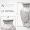 Carrara White Keepsake Cremation Urn