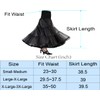 Women's Puffy Tulle Petticoat Skirt for Under Dresses, Long Crinoline