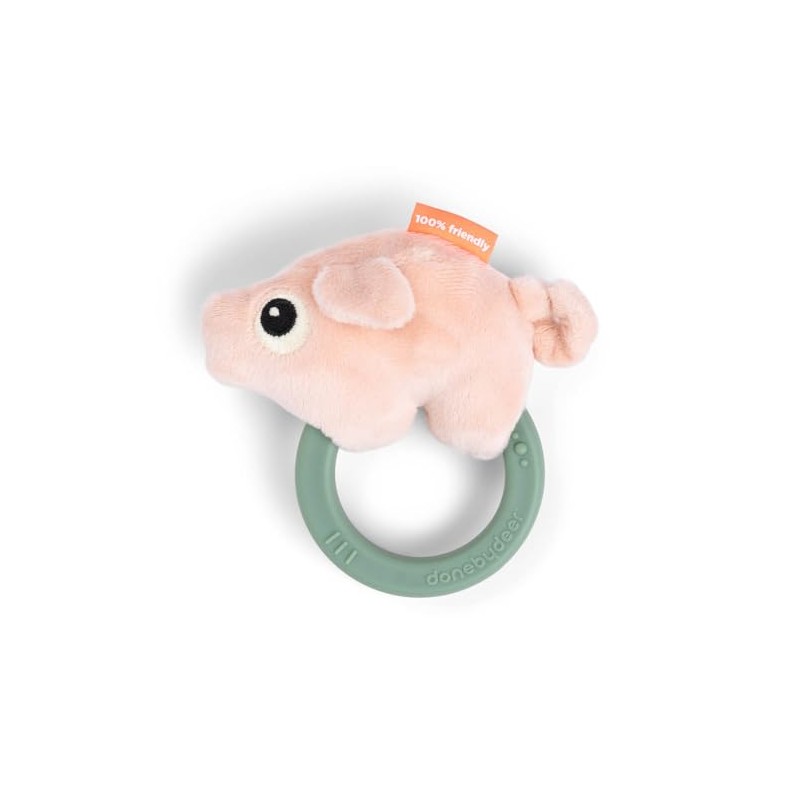 Done by Deer Rattle with Teether Pigee Colour Mix