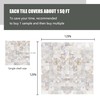 KASARO Peel and Stick Backsplash Shell Tiles, Mother of Pearl