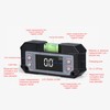 Digital Angle Gauge Magnetic Leveler Level Finder Protractor Bevel Inclinometer