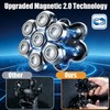 7 Head Magnetic Shaver Head Replacement For SHPAVVER/Wyklaus/Cyruzi Shaver