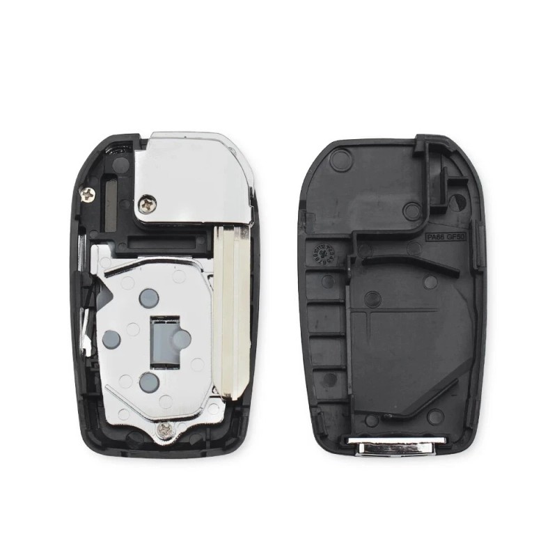 keyecu Modified Flip Remote Key Shell Case 4Button for TOYOTA