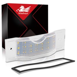 WinPower Kennzeichenbeleuchtung Glühbirnen Nummernschildbeleuchtung Fehlerfreie 6000K Weiße Lampe Kompatibel mit Vivaro A/B Trafic II/III Primastar NV300 Talento usw., 1 Stück