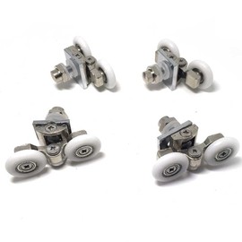 Shower Double Door Wheels 23mm Shower Door Rollers 4pcs