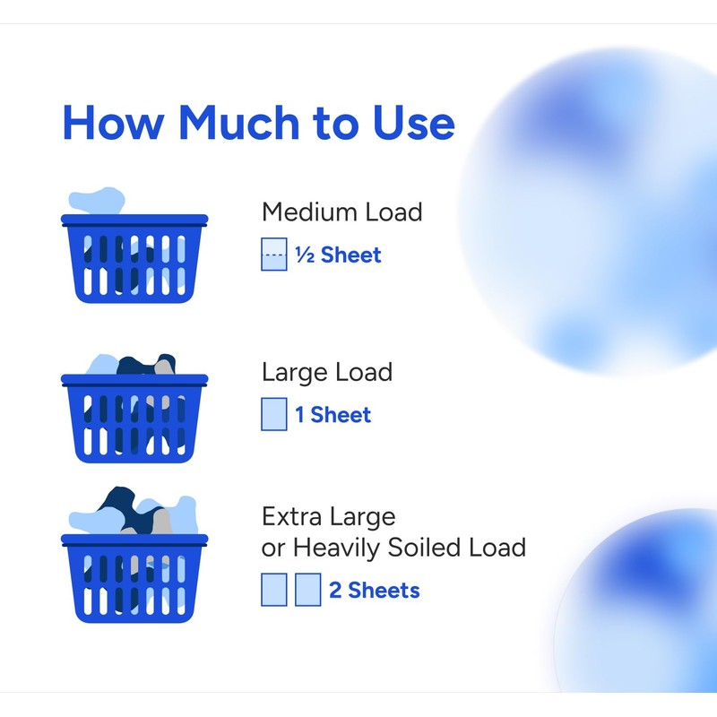 Nature Spin Eco Laundry Detergent Sheets, 30 Sheets (60 Loads),