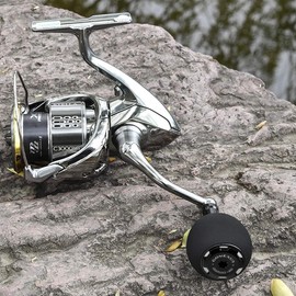 Gomexus E38 Reel Handle Knob, EVA Round Knob, 1.5 inches (38 mm), Daiwa Type, S, Shimano Type A Handle, Replacement, Spinning Reel, Bait Reel, Suitable for Saltwater Fishing, Boat Fishing, Lure Fishing