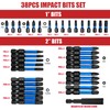 38pcs Impact Driver Bit Set, Magnetic S2 Screwdriver Bit Set,