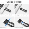 GINTOOYUN USB Port Lock Removable USB -A Port Blocker with