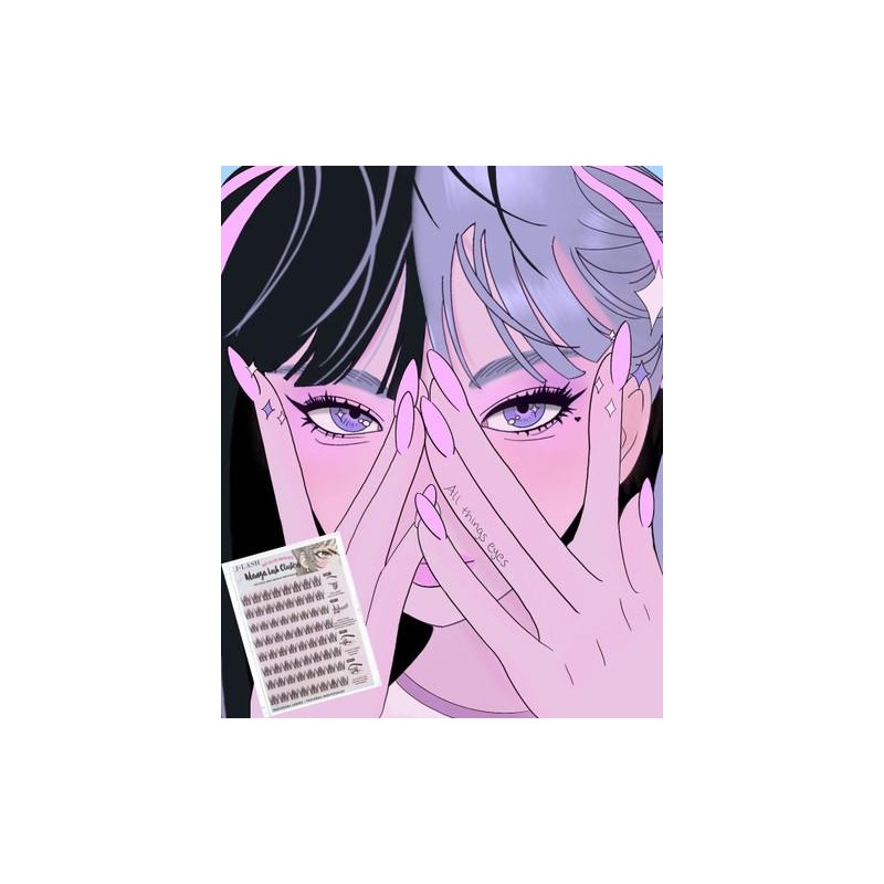 Manga Lash Clusters (no glue needed!) - J Lash -