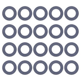EMSea Pack of 20 Car Oil Drain Plug Seals 9043012031 Aluminium Oil Shredder Sealing Ring Replacement 12 mm Inner Diameter
