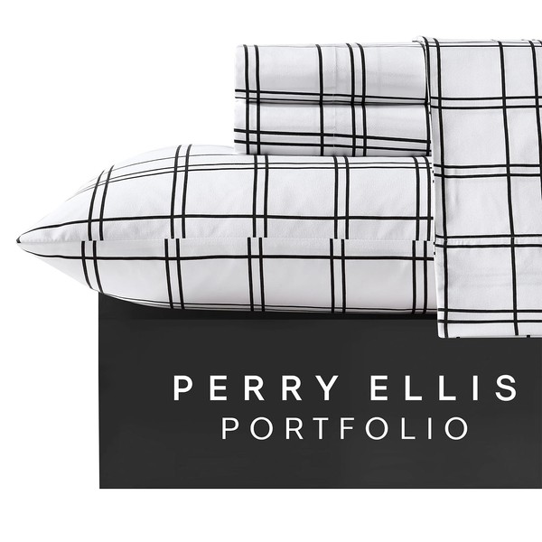 Perry Ellis Portfolio - Sheet Set, Wrinkle Resistant Bedding with