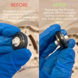 O-Rings Compatible with SNOO Smart Sleeper- Replacement Pack of 10 O-Rings for Repair