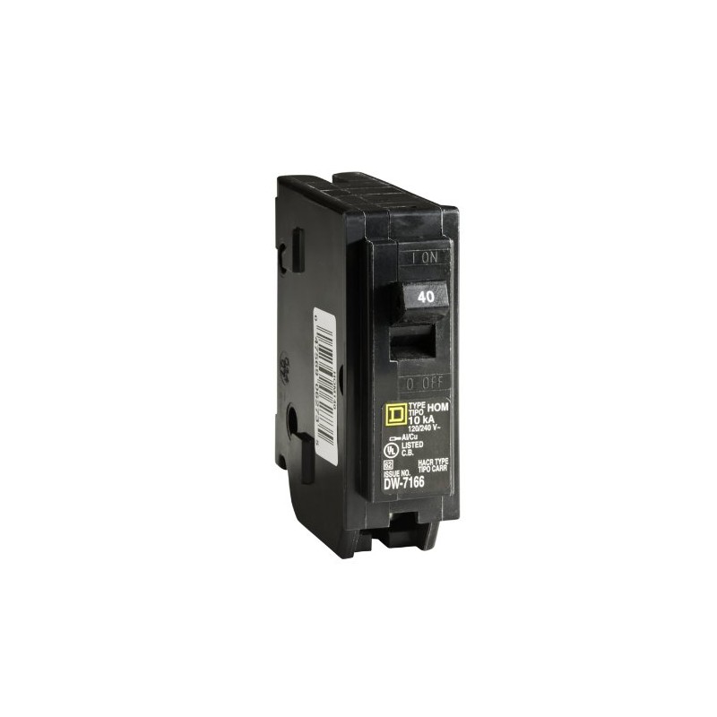 Square D - HOM140CP Homeline 40 Amp Single-Pole Circuit Breaker