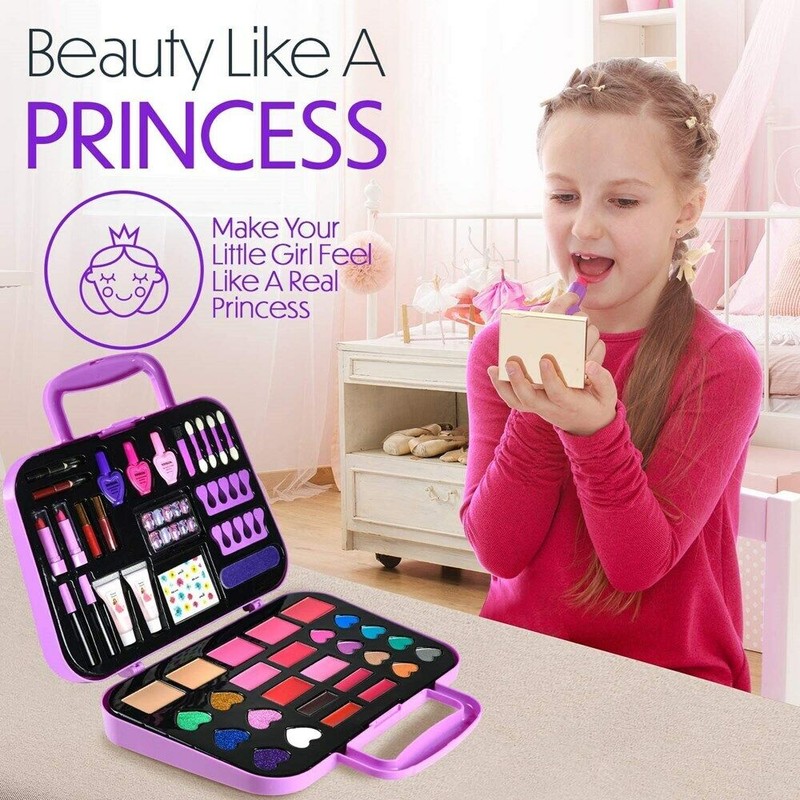 Toysical Princess Big Makeup Kit Non Toxic, Princess Play Makeup