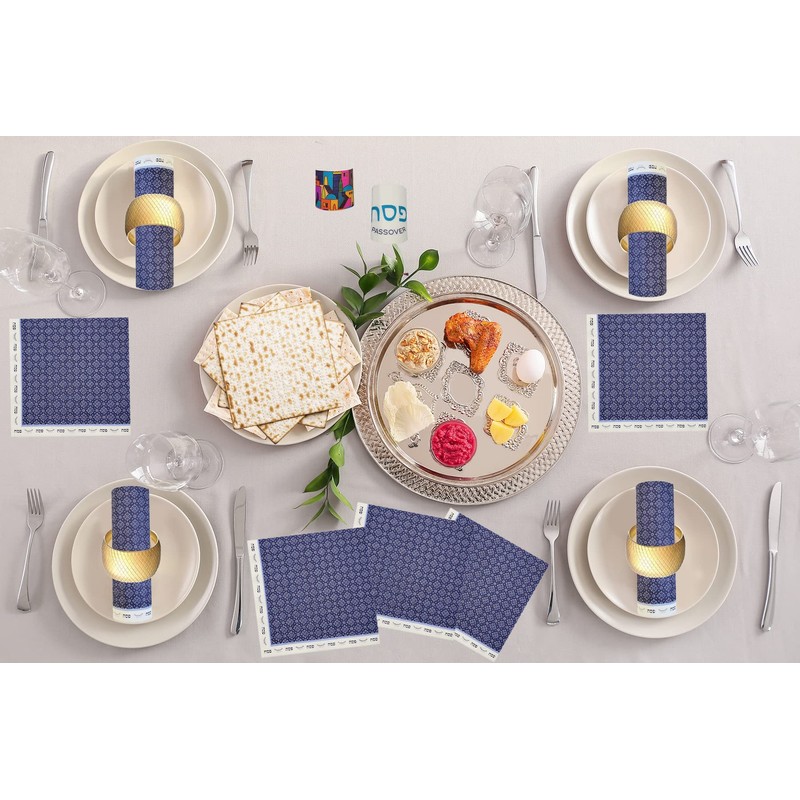 The Dreidel Company Passover Seder Plate Design Paper Goods Party