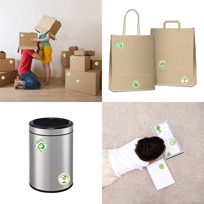 Fancy Land Save The Earth Stickers for Kids 500 Pcs