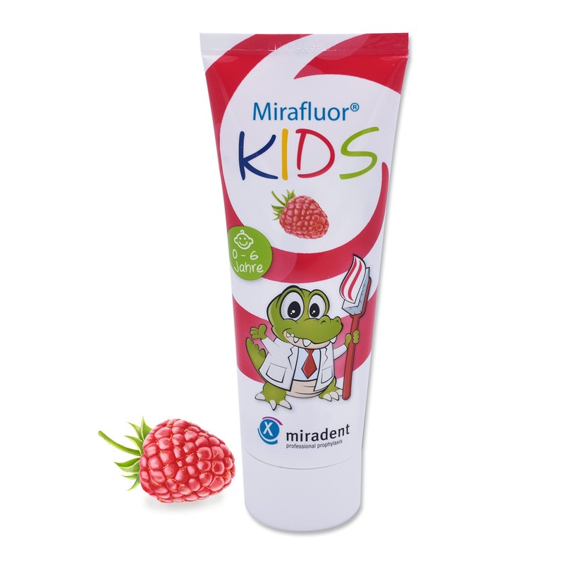miradent Mirafluor Kids Toothpaste 75 ml for Children Aged 0-6