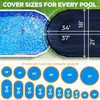 18 x 34 ft Oval Pool Covers for Above Ground