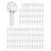 QWORK Blank Key Blanks, Pack of 100 Copper Structures Key