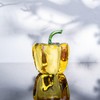 JSBWSFA 1Pcs Crystal Chili Figurine Creative Bell Pepper Statue Hand