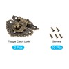 METALLIXITY 2pcs 55mm x 48mm Zinc Alloy Toggle Catch Lock