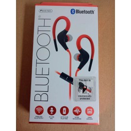 SENTRY BLWBT234 Earbuds Sport Hook Bluetooth RED