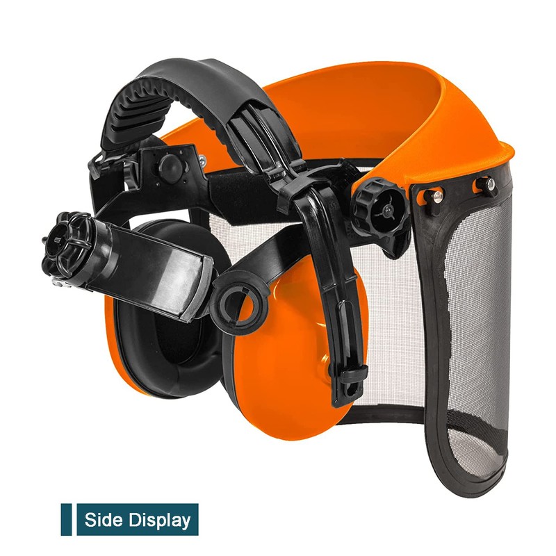 Mesh Visor Ear Muff Combination For Grass trimmer & Brush