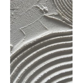 NANKAI Art Hand-painted White Texture Abstract Art oil Painting Minimalist art Home wall Decoration Painting 24x20 inches x 3