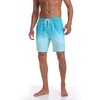 Houselog Mens Swim Trunks with Compression Liner 2 in 1