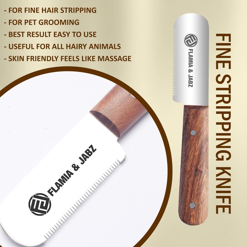 Professional Stripping Knife, Right handed, 3 inch blade (Stainless Steel)